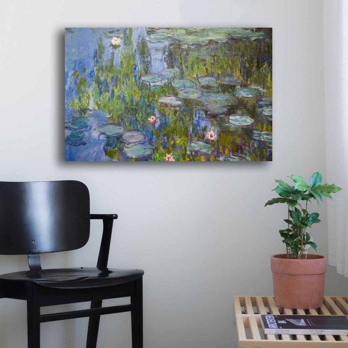 Wallity Pintura Decorativa en Lienzo Claude Monet 45x70 cm Wallity Pintura Decorativa en Lienzo Claude Monet 45x70 cm